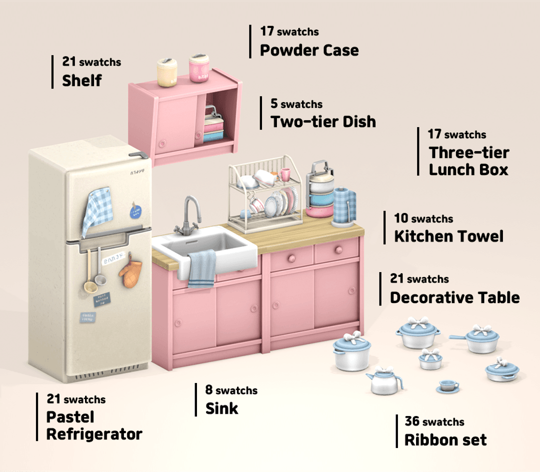 Галерея мода Набор для кухни и столовой My Cherish Things #2